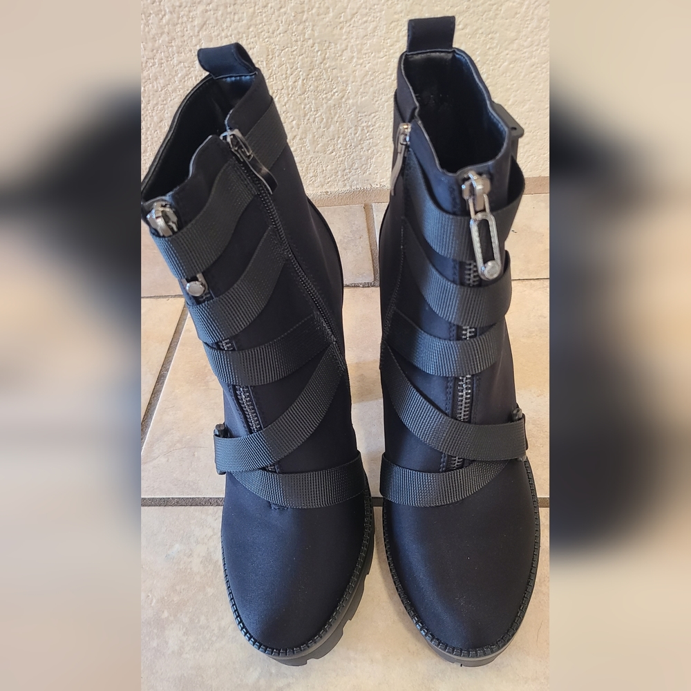 5 inch platform bootie